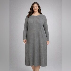 Old Navy Women's Ribbed Knit Long Sleeve Dress XXL